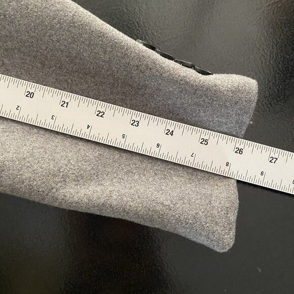 H&M Overcoat Men 44R Wool Blend Grey Minimalist Capsule Neutral Topcoat Car Coat - Picture 13 of 15